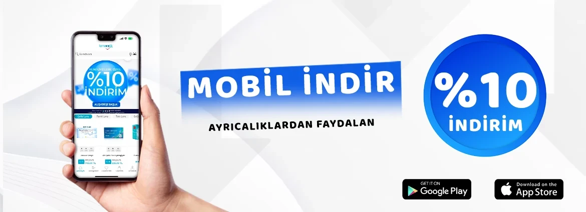 Mobil Üyelere %10 İndirim