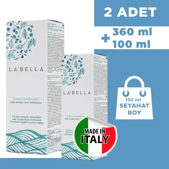 Labella Lens Solüsyonu 360 ml + 100 ml (1+1 adet) - 1